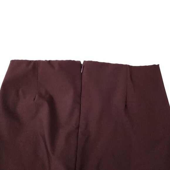 Theory Pants Womens‎ 6 Burgundy Navalene Skinny Stretch Zip Back Career Office - Picture 5 of 10